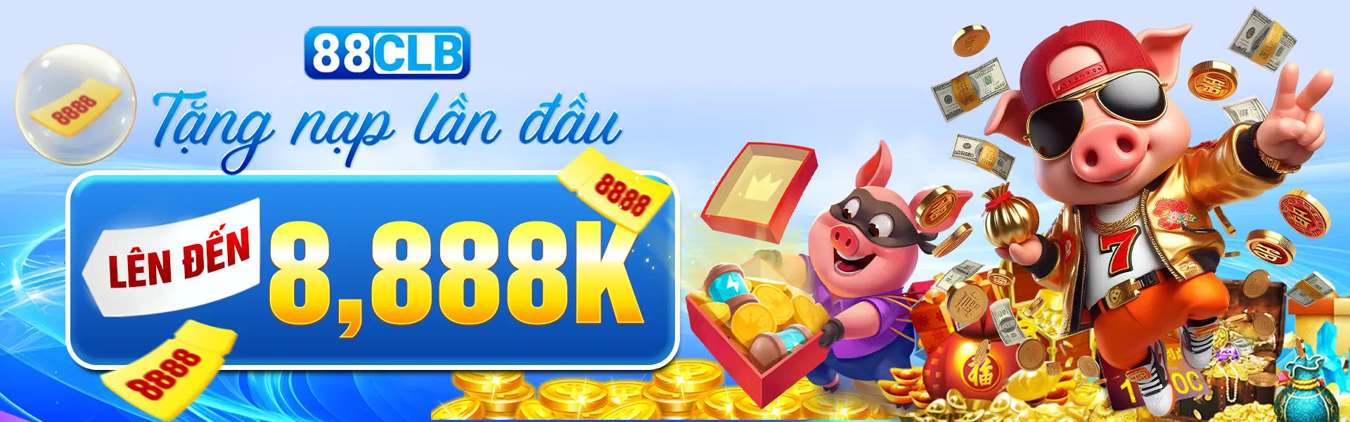 tặng nạp lần đầu 8888K banner